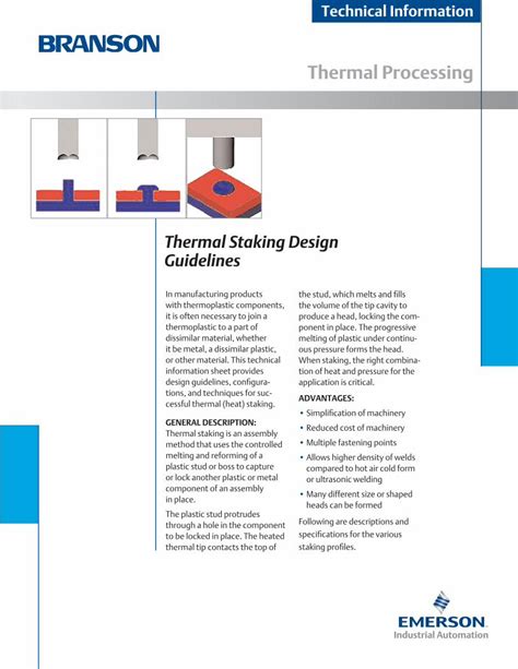 problems with heat staking|Thermal Staking Design Guidelines .